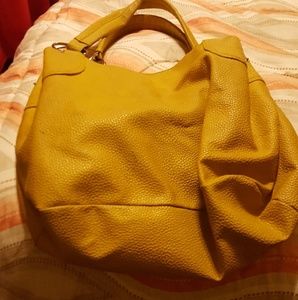 Yellow Leather Aldo Bag